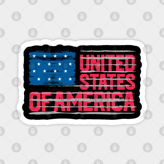 USA Flag Magnet by TambuStore