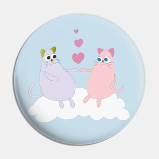 Cat Love Story Pin