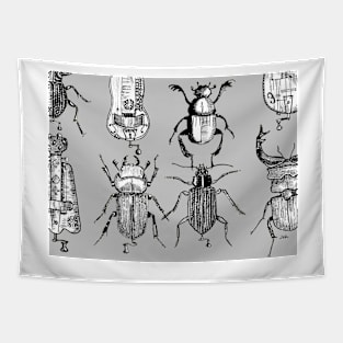 Hurdy gurdy beetle theme Tapestry