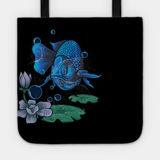 Blue fish Tote