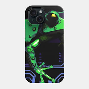 Futuristic Cyber Frog Phone Case