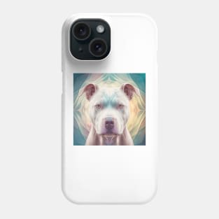 A Fractal Design of A Pit Bull Phone Case