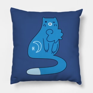 Blue Moon Kitty 1 Pillow