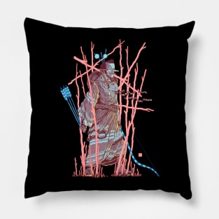 Kabuki Samurai Pillow