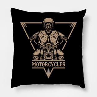 Grandpa Motorcycle Biker: Cooler Than You Think Pillow