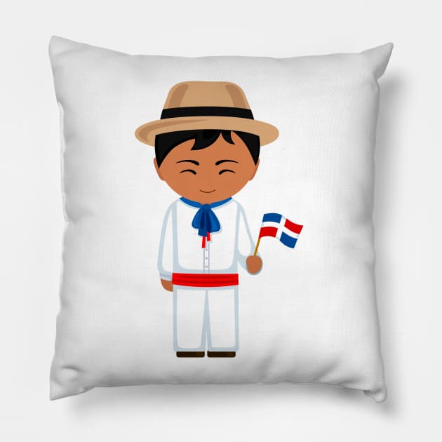 Man let's dance merengue - bachata Pillow by Dominicano