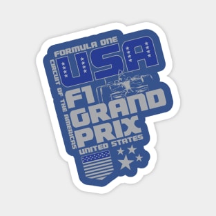 F1 Grand Prix USA Formula One United States Magnet