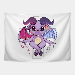 Kawaii Baphomet Tapestry