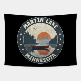 Martin Lake Minnesota Sunset Tapestry