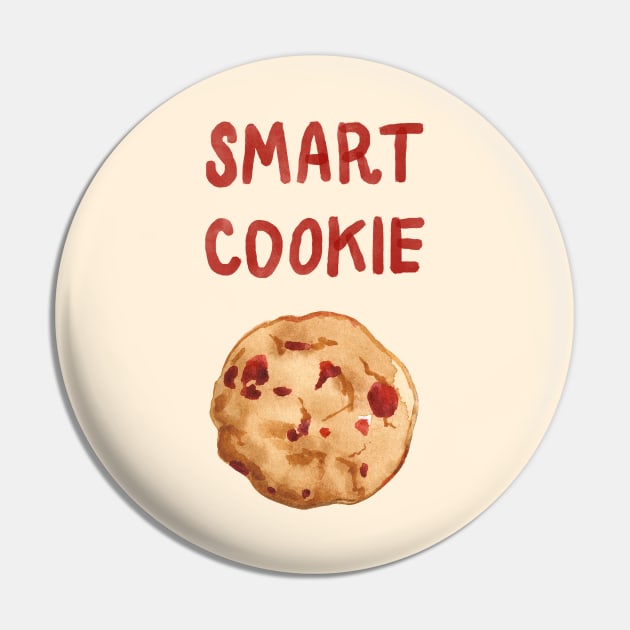 Smart Cranberry Cookie Pin by monbaum