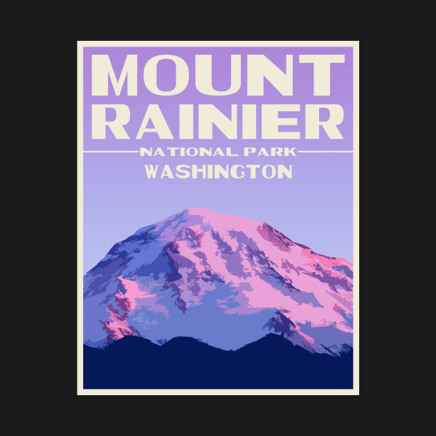 Mount Rainier by IDesignTShirtsBro