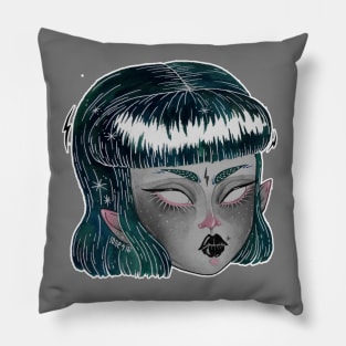 Galaxy Green Pillow