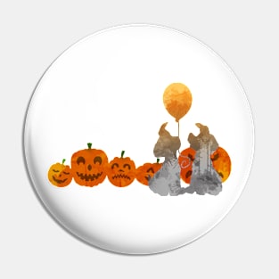 Halloween Inspired Silhouette Pin