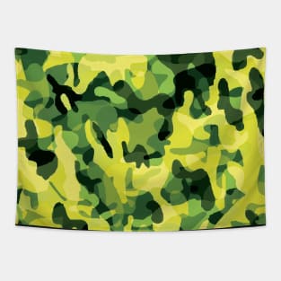 Camouflage Pattern 2 fishing hunting patterns green yellow Tapestry