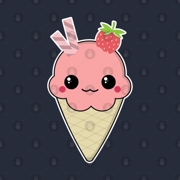 Kawaii Ice Cream by Sasyall