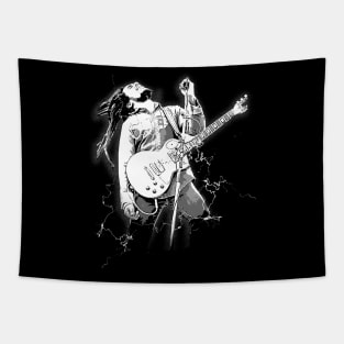 bob marly vintage black and white design Tapestry