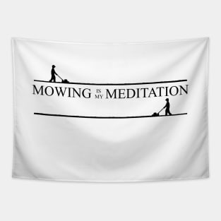 Mowing Meditation Push Mower Tapestry