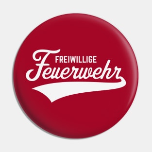 Freiwillige Feuerwehr (Schriftzug / White) Pin