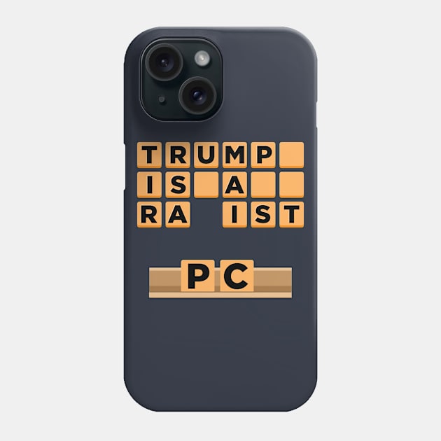 trump is a rapist scrabble board Phone Case by jamboi