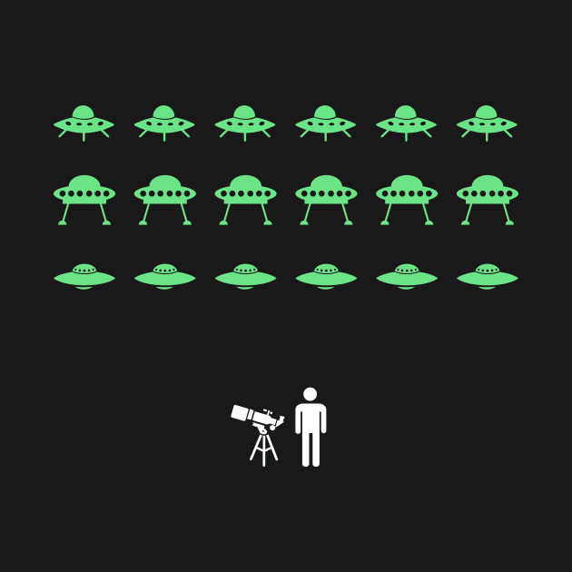 Funny UFO Space Aliens by MeatMan