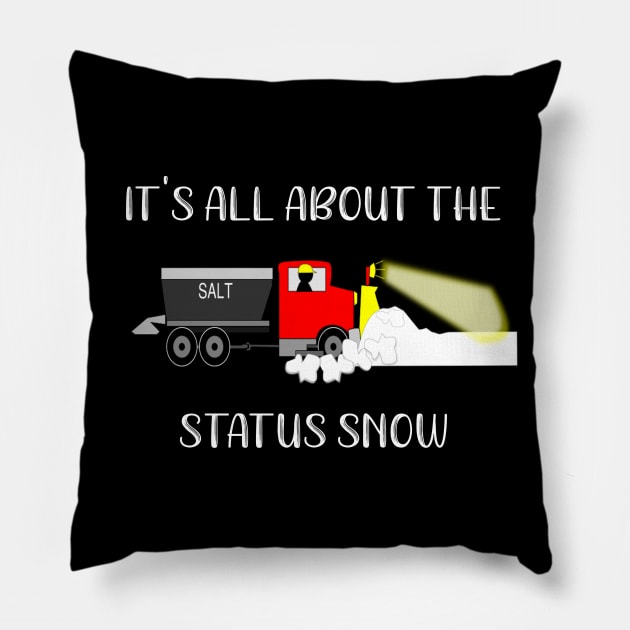 Winter Keeping Up With the Status Snow Pillow by StacysCellar