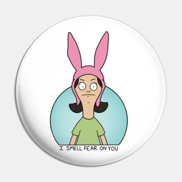 Womens Louise Belcher I Smell Fear on You Long Sleeve Design Pullover Funny Crewneck Sweatshirt