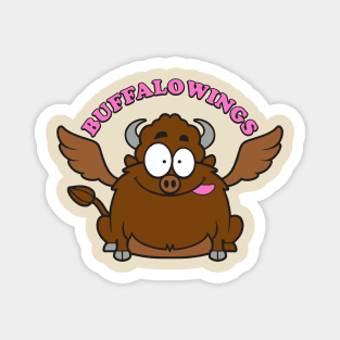 Actual Buffalo Wings Magnet