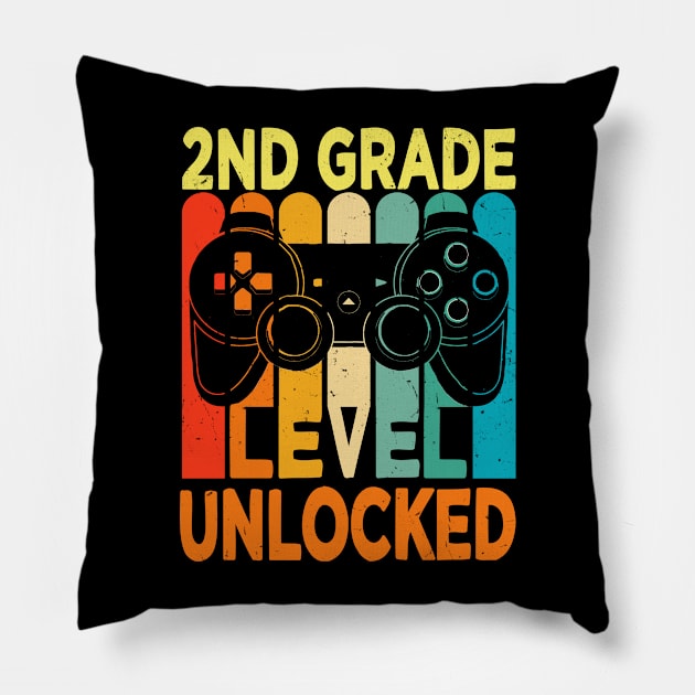 2nd grade level unlocked Pillow by Leosit