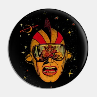 SPACE MAN HEAD 2 Pin