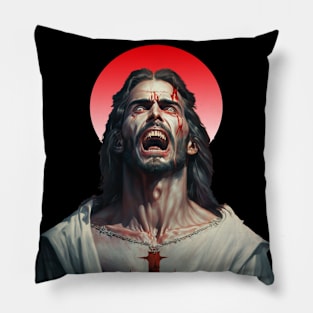 Vampire Jesus! Pillow