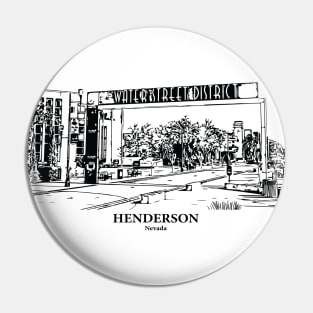 Henderson - Nevada Pin