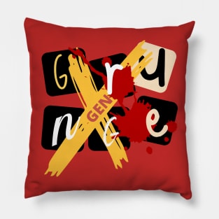 GRUNGE 80S  ROCK POP  MUSIC STYLE Pillow