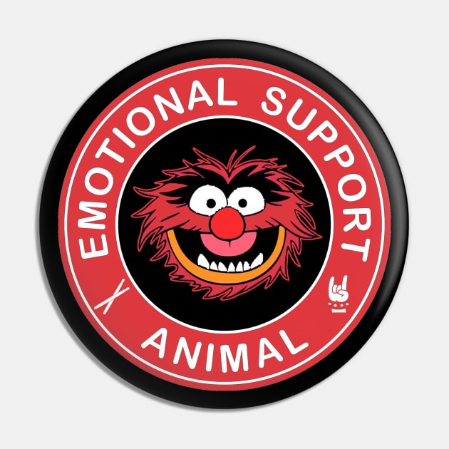 Muppets Emotional Support Animal Pin by Bigfinz