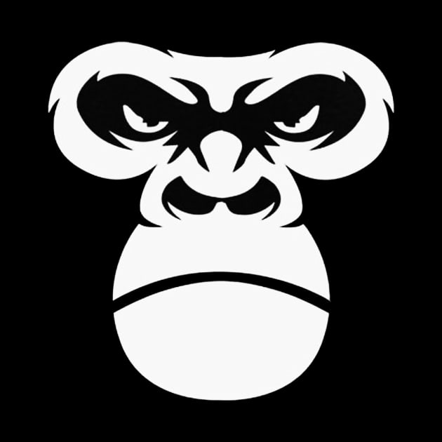 Gorilla Face by akkadesigns