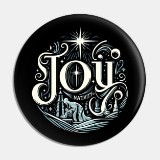 Joy of Nativity Pin