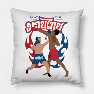 Muay Thai Kickboxing Born to Fight Pillow