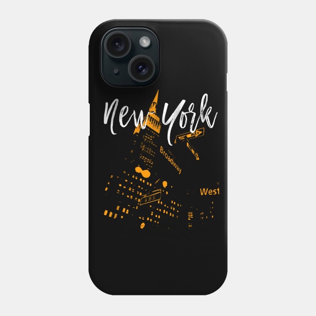 New York City Phone Case by Designkix