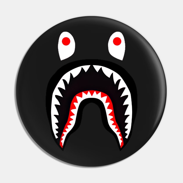 Bape Shark Sticker Pin by Trendy-Now