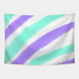 Colorful watercolor stripes art design Tapestry