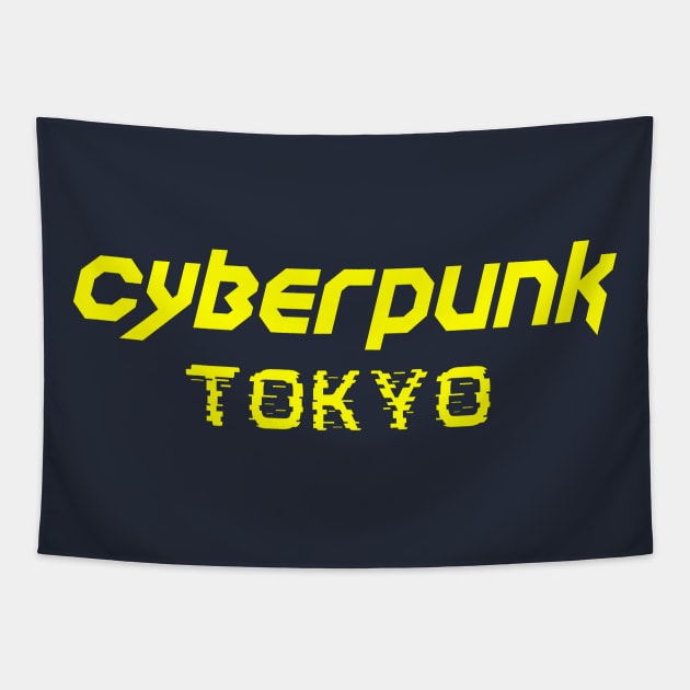 Cyberpunk Tokyo | T-Shirt Tapestry by CyberPunkStreet