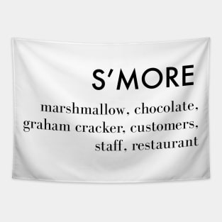 The Menu S'more (BL) Tapestry