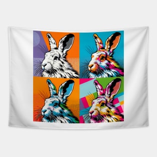 Arctic Cool - Pop Art Arctic Hare Tapestry