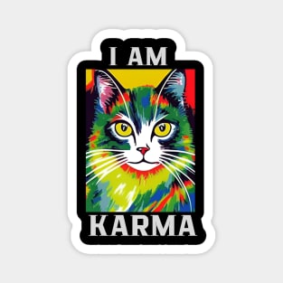 Karma Is A Cat Magnet