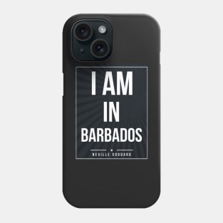 Neville Goddard quote Subway style (white text on black) Phone Case