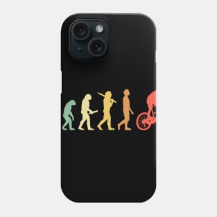 Retro Mountain Biking Evolution Gift For Mountain Bikers Phone Case