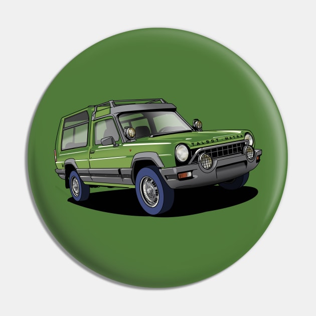 Green Matra-Simca Rancho Pin by Webazoot