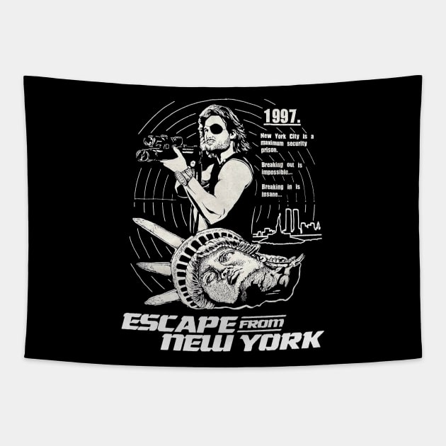 Escape From New York Tapestry by CosmicAngerDesign