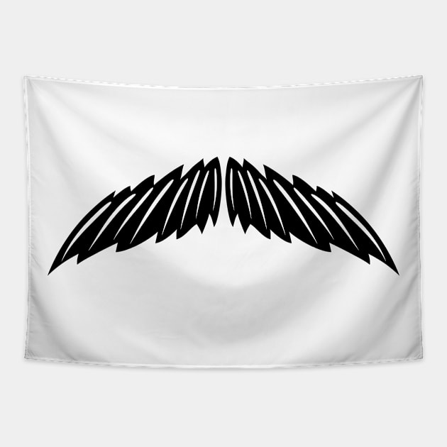 Mountain Moustache Tapestry by SWON Design