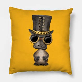 Steampunk Baby Platypus Pillow