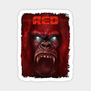 Red King Scar Kong (scratches) Magnet